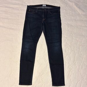 Hudson Jeans Deep Blue Skinny Stretch Denim